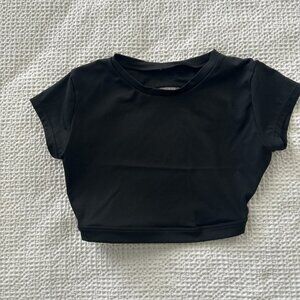 Pchee Bum Open Back Crop Top